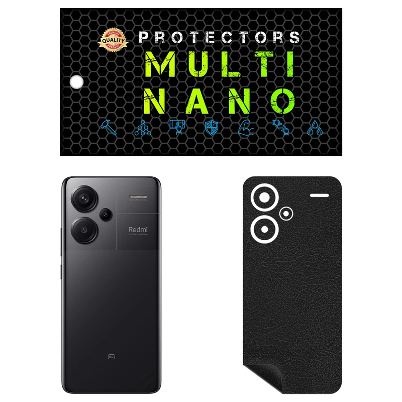 برچسب پوششی مولتی نانو طرح چرم مدل X-F1L مناسب برای گوشی موبایل شیائومی Redmi Note 13 Pro Plus