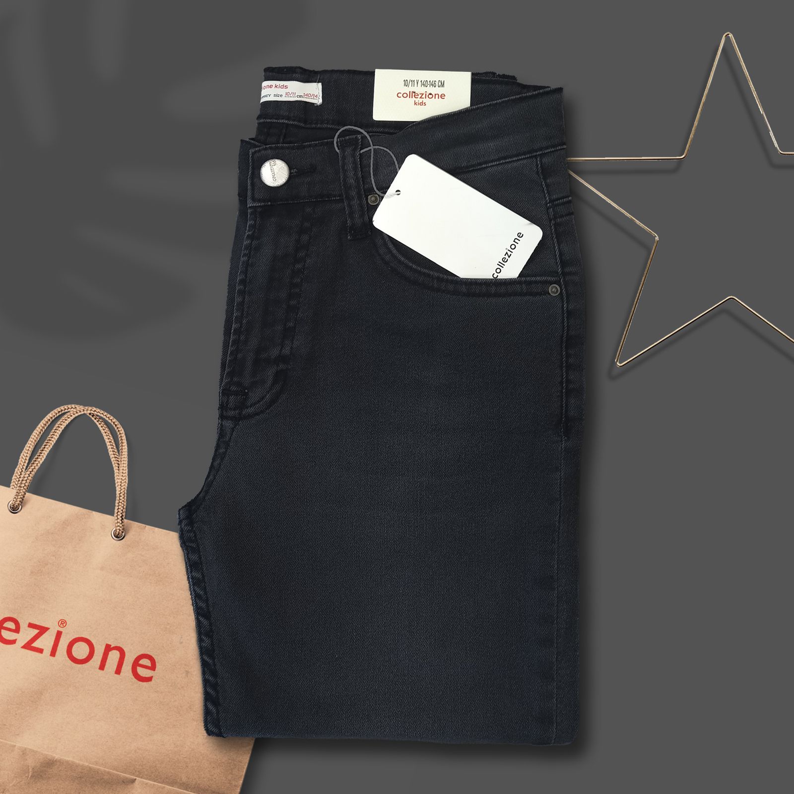 شلوار جین پسرانه کولزیون مدل ساده کد 305.2 -  - 3