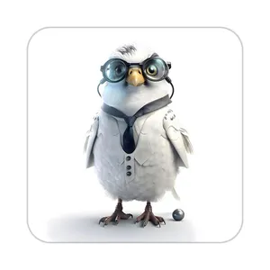 زیر لیوانی کاکتی طرح حیوانات کارتونی مدل mp27424