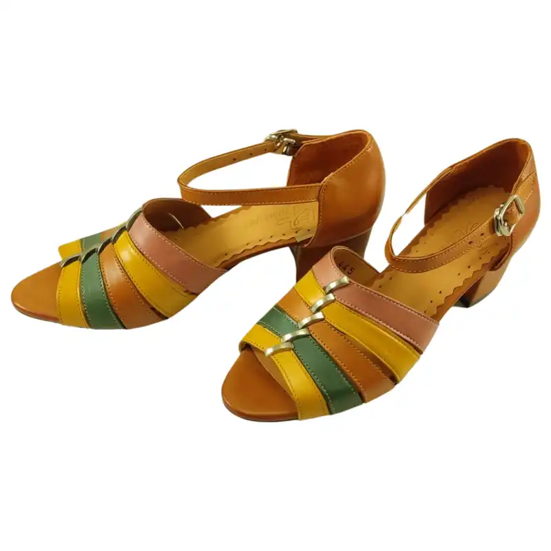 صندل زنانه مدل چرم طبیعی کد 688