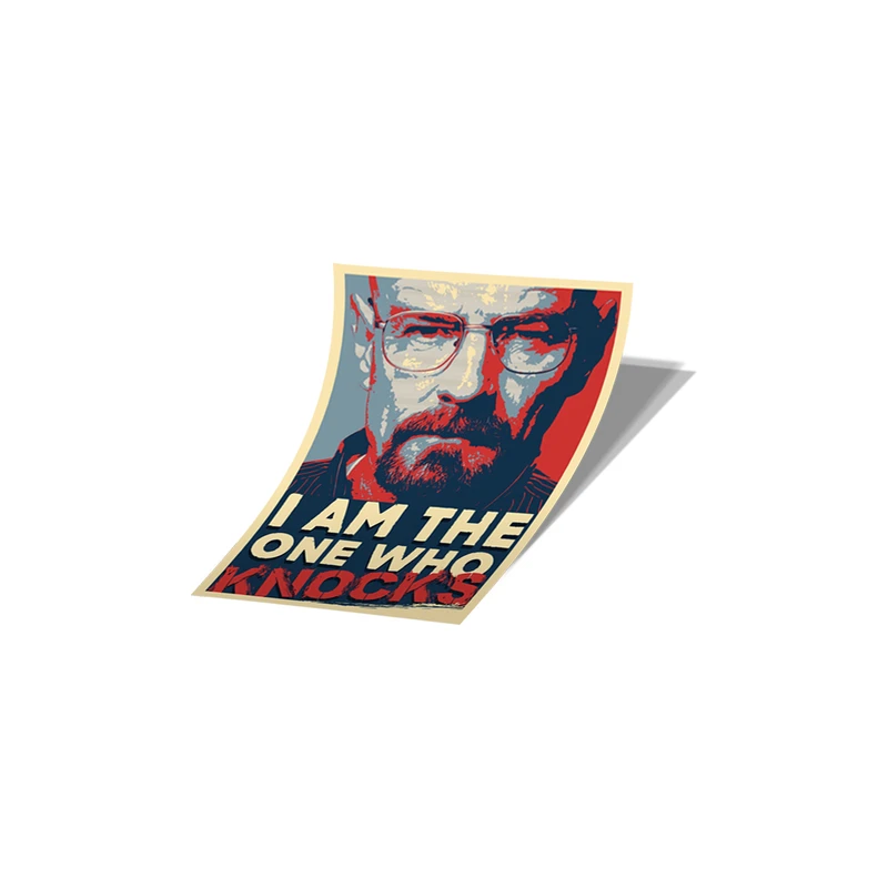 استیکر تزئینی موبایل و تبلت لولو مدل من کسی ام که در میزنه سریال بریکینگ بد BREAKING BAD کد 707