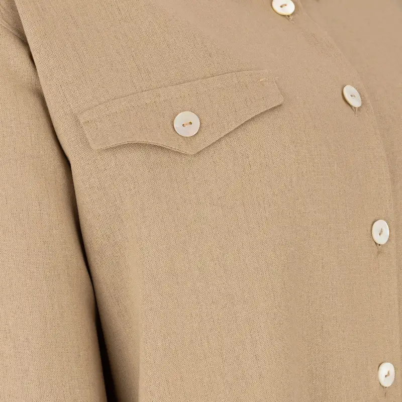 کت زنانه سرژه مدل 212259 رنگ نسکافه ای