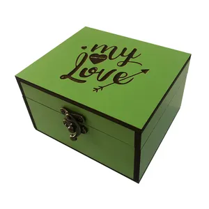 جعبه هدیه چوبی مدل b15