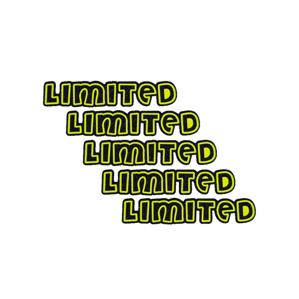 برچسب بدنه خودرو طرح LIMITED کد 10804F بسته 5 عددی