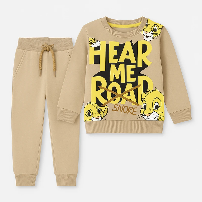 ست هودی و شلوار راحتی نوزادی مدل 002