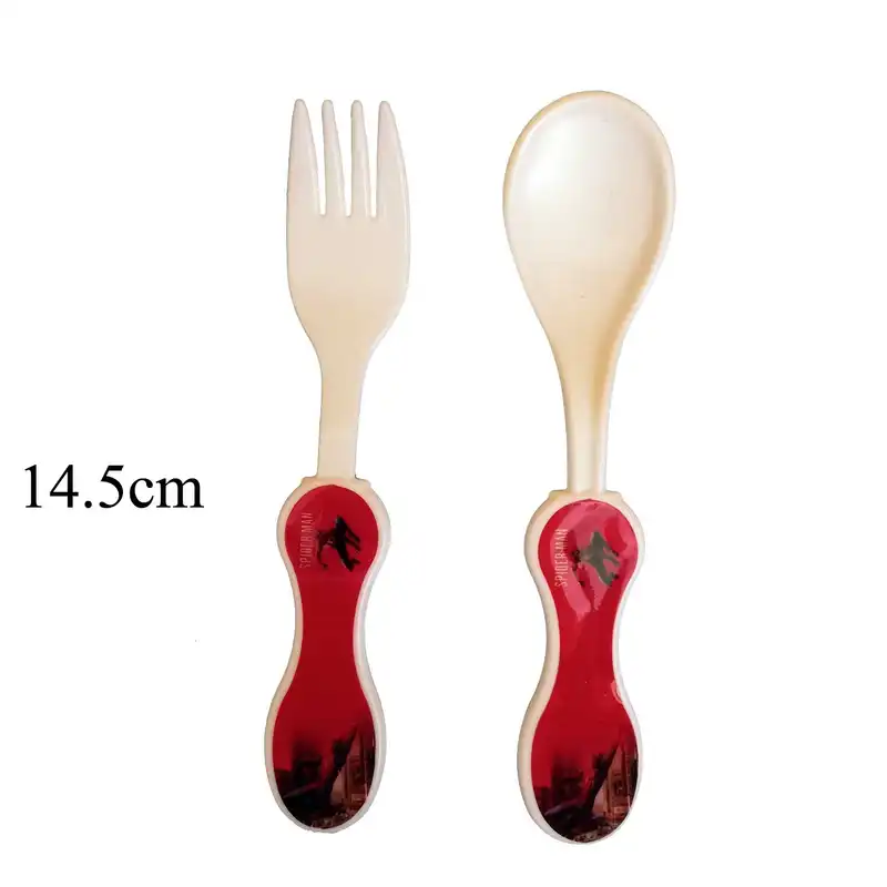 قاشق طرح مرد عنکبوتی کد 2 بسته 2 عددی