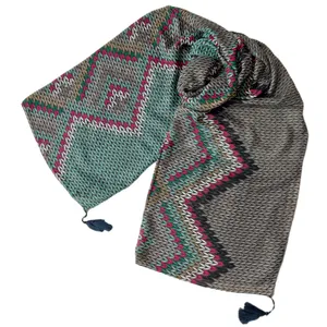 شال زنانه مدل نخی پاییزه طرح بافت