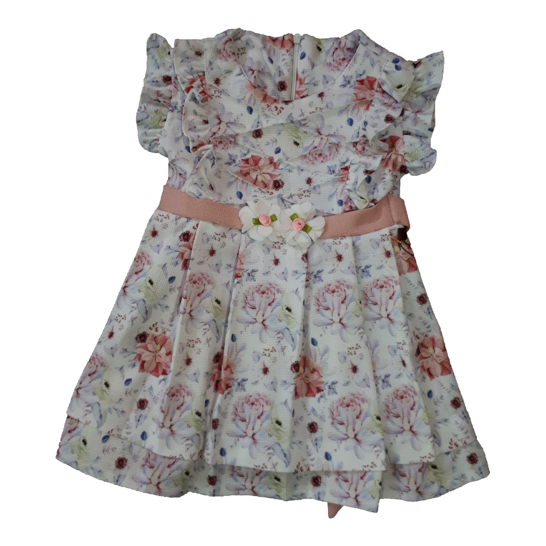 پیراهن دخترانه مدل گل کد 130