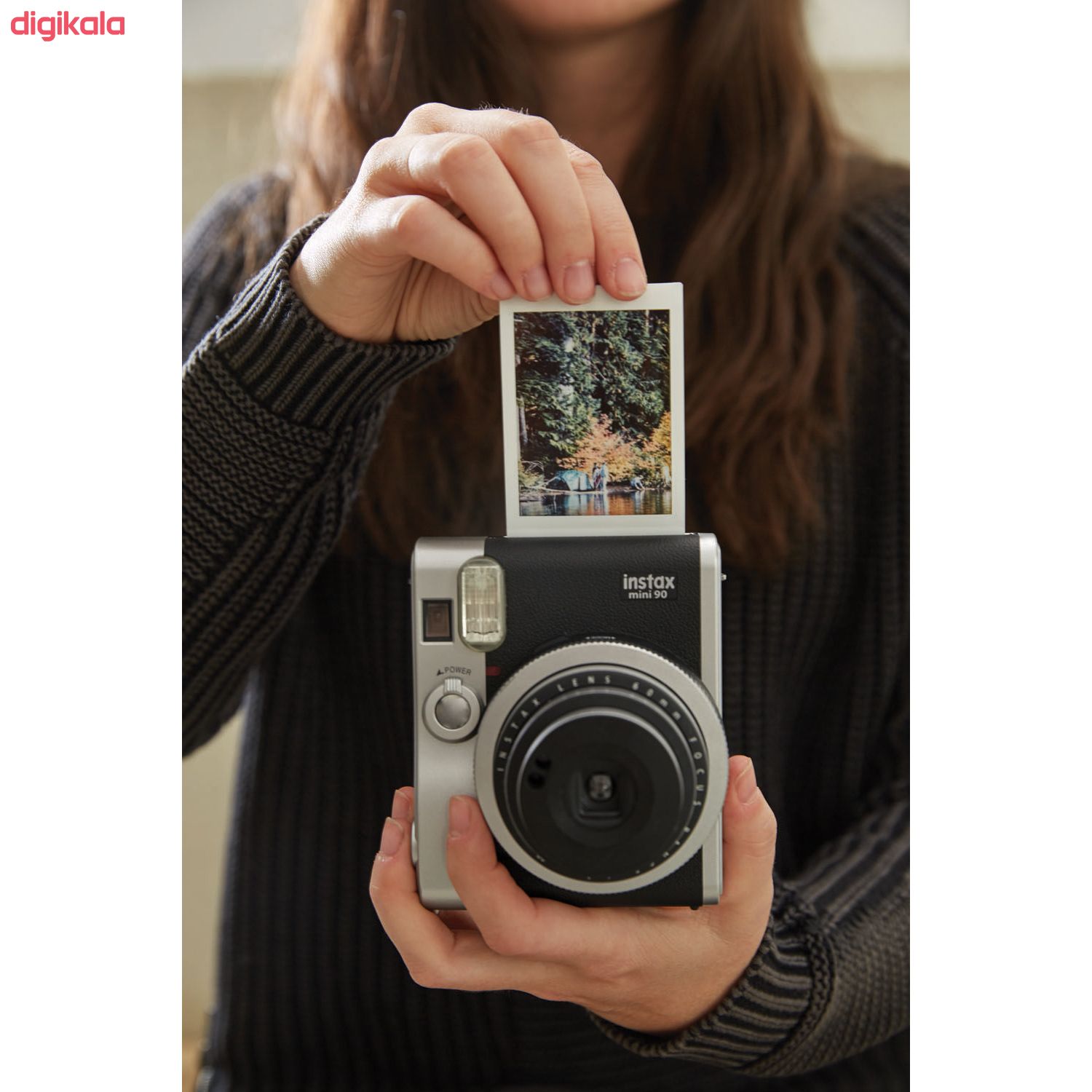 دوربین عکاسی چاپ سریع فوجی فیلم مدل Instax mini 90 Neo Classic به همراه فیلم main 1 10