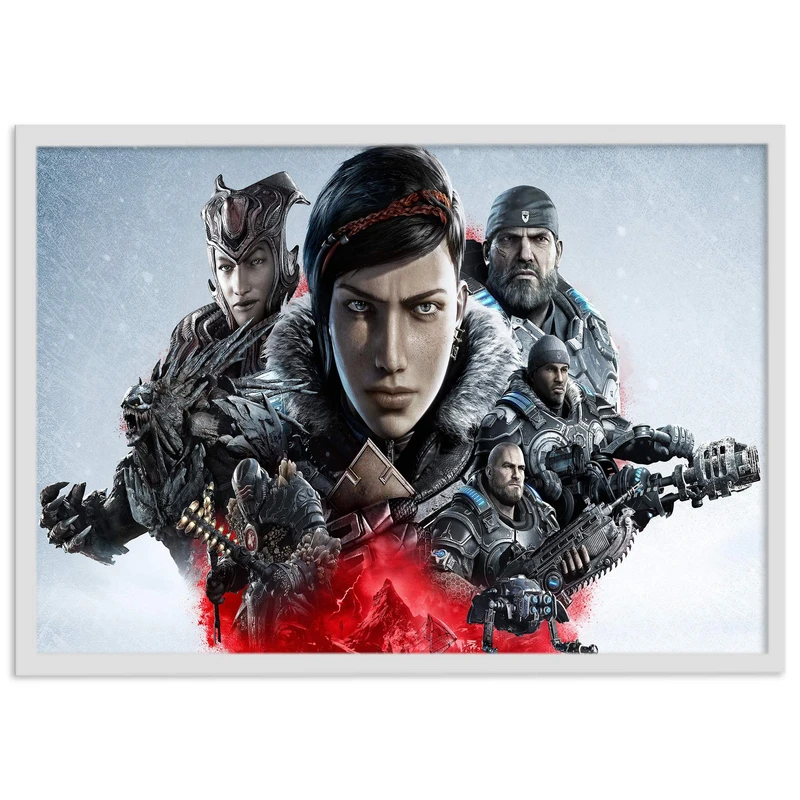 تابلو نوری بکلیت مدل طرح بازی گیمنت Gear-5 مدل چراغدار W-s1404