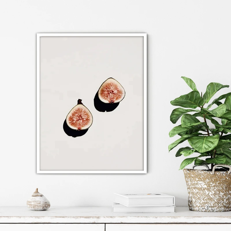 تابلو آتریسا طرح انجیر مدرن مدل ATFF297 فریم سفید