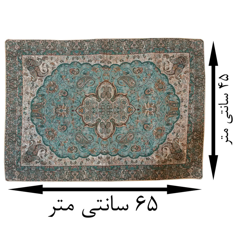 رو بالشی مدل ترمه ابریشم شاه عباسی کد114 بسته دو عددی