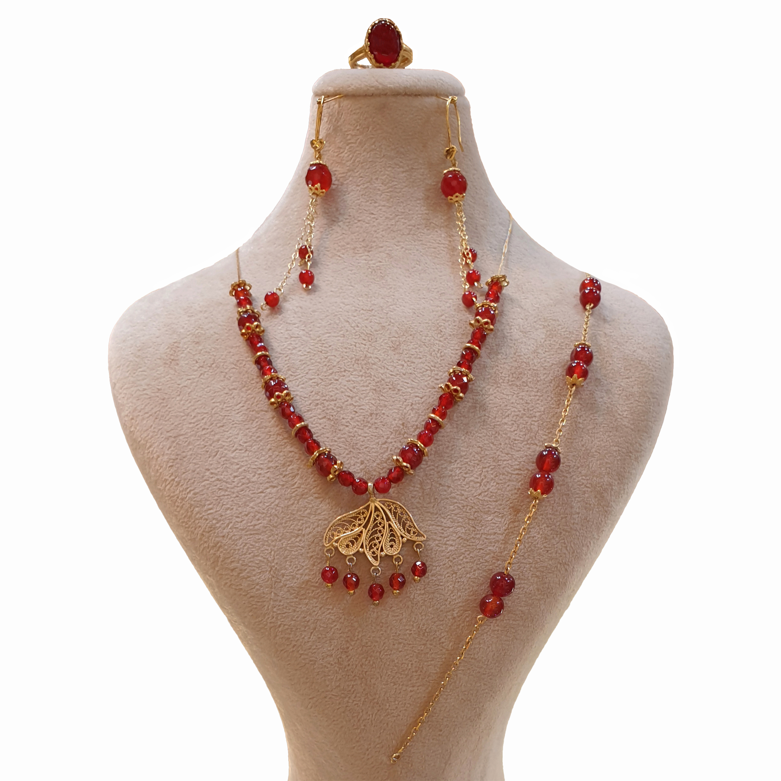 ست نقره زنانه مدل 014