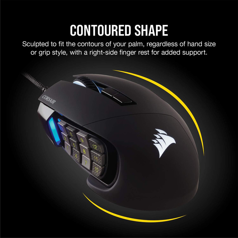 ماوس مخصوص بازی کورسیر مدل SCIMITAR RGB ELITE
