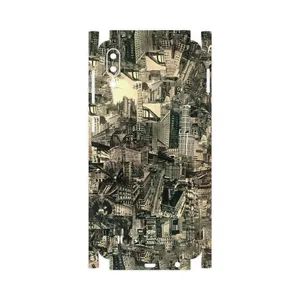 MAHOOT Collage of Skyscraper-FullSkin Cover Sticker for Samsung Galaxy M10