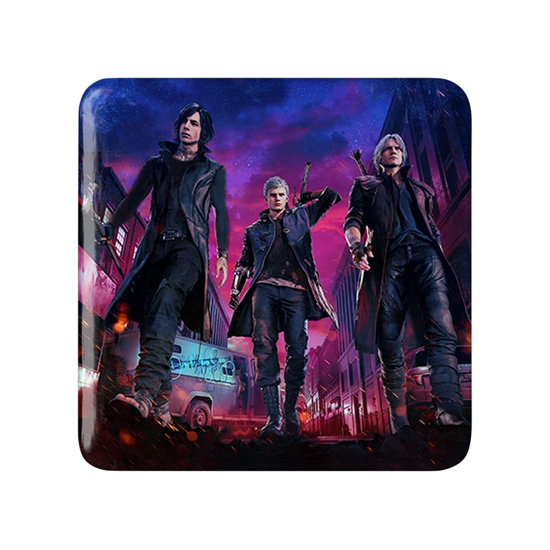 مگنت خندالو طرح بازی دویل می کرای Devil May Cry مدل مربعی کد 30209