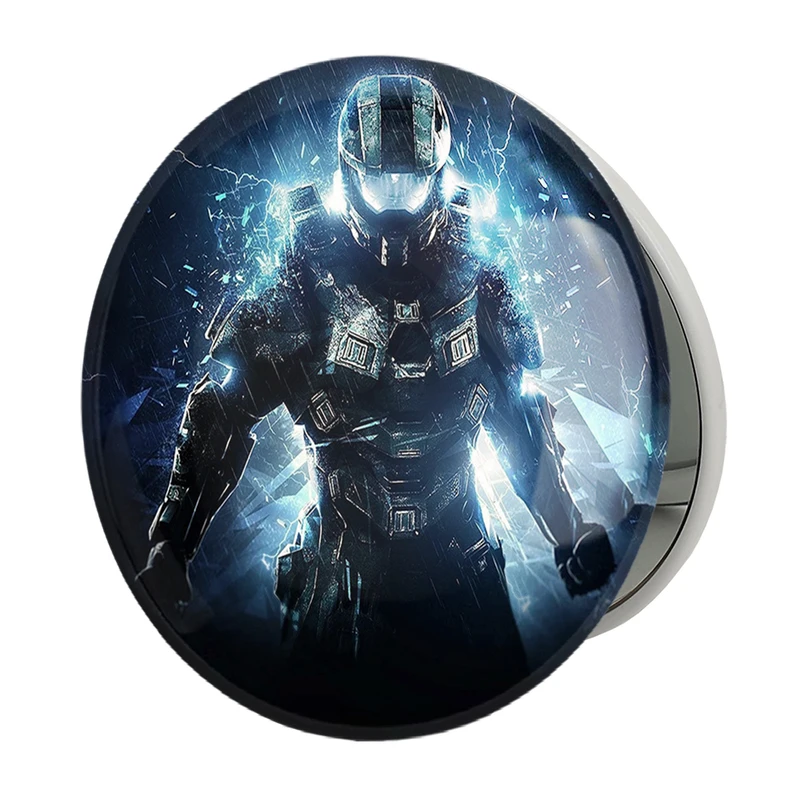 آینه جیبی خندالو طرح بازی هیلو (Halo) مدل تاشو کد 31479