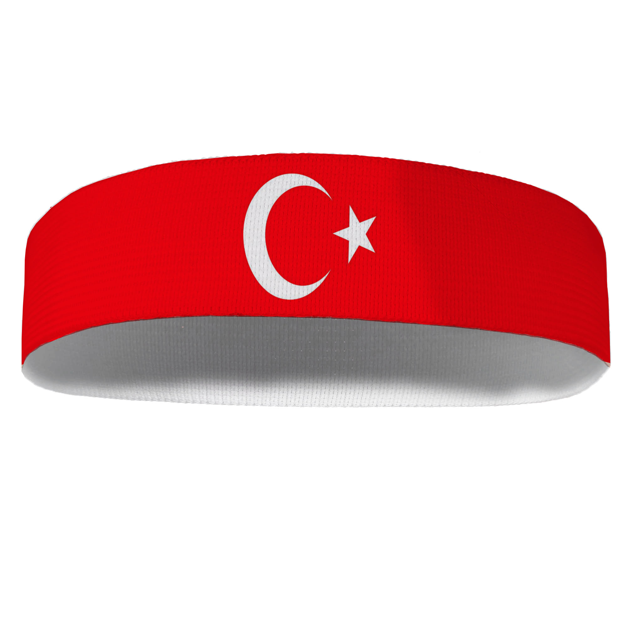 هدبند ورزشی آی تمر مدل پرچم کشور ترکیه کد 165