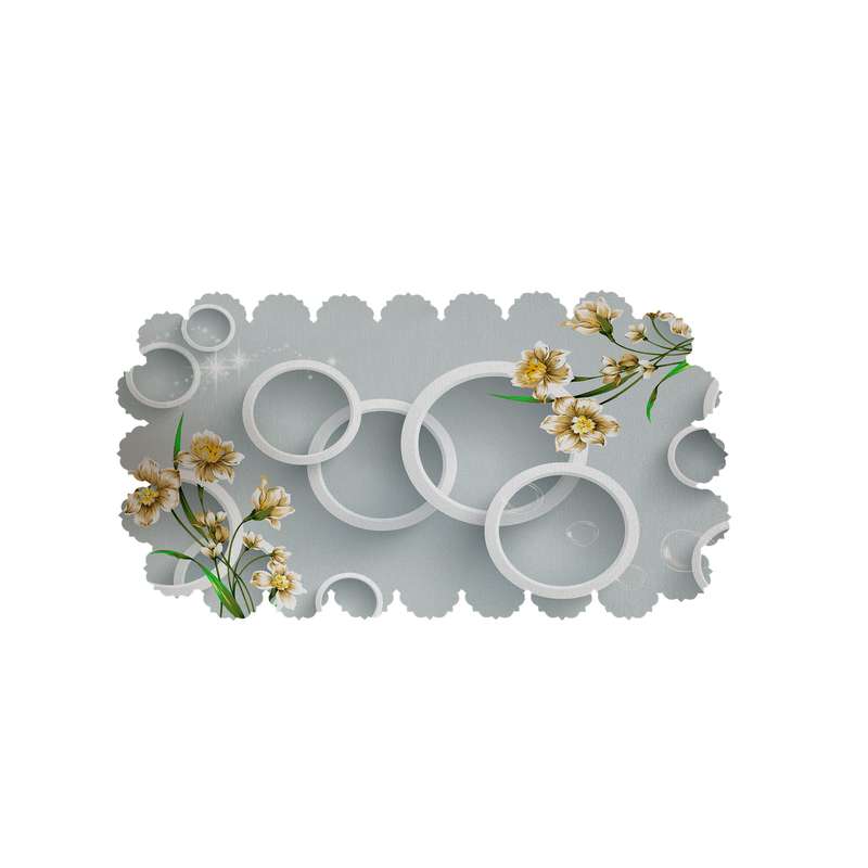  رومیزی طرح گل کد 6044R