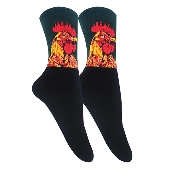 جوراب ساق بلند مردانه تن پوش هنگامه مدل پنبه کش اسپرت خروس