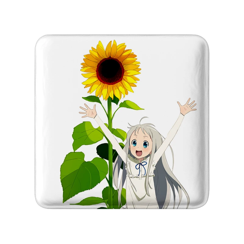 پیکسل خندالو طرح میکو هونما انیمه آنوهانا مدل مربعی کد 31991