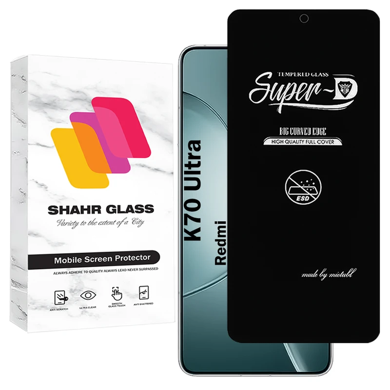 محافظ صفحه نمایش شهر گلس مدل SUPERDNSH مناسب برای گوشی موبایل شیائومی Redmi K70 Ultra
