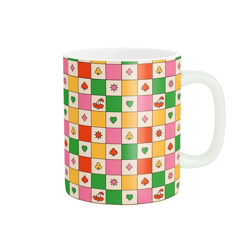 ماگ پاد آفرین طرح گیلاس کد 2195