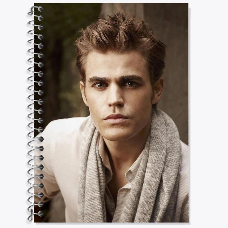 دفتر زبان 50 برگ خندالو مدل سه خط طرح استفان سالواتوره خاطرات یک خون آشام The Vampire Diaries کد 23674