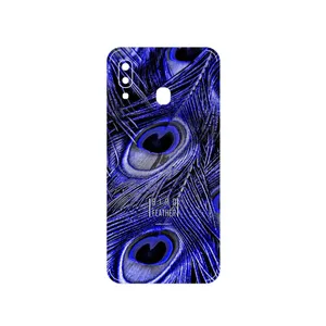 MAHOOT Purple Feather Cover Sticker for Samsung Galaxy A20