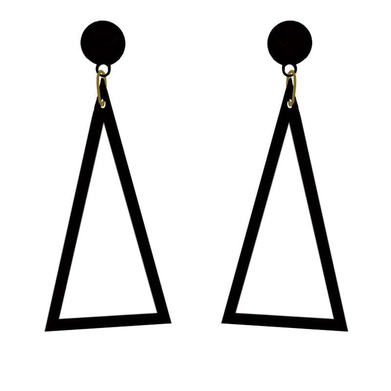 گوشواره دخترانه مدل مثلثی