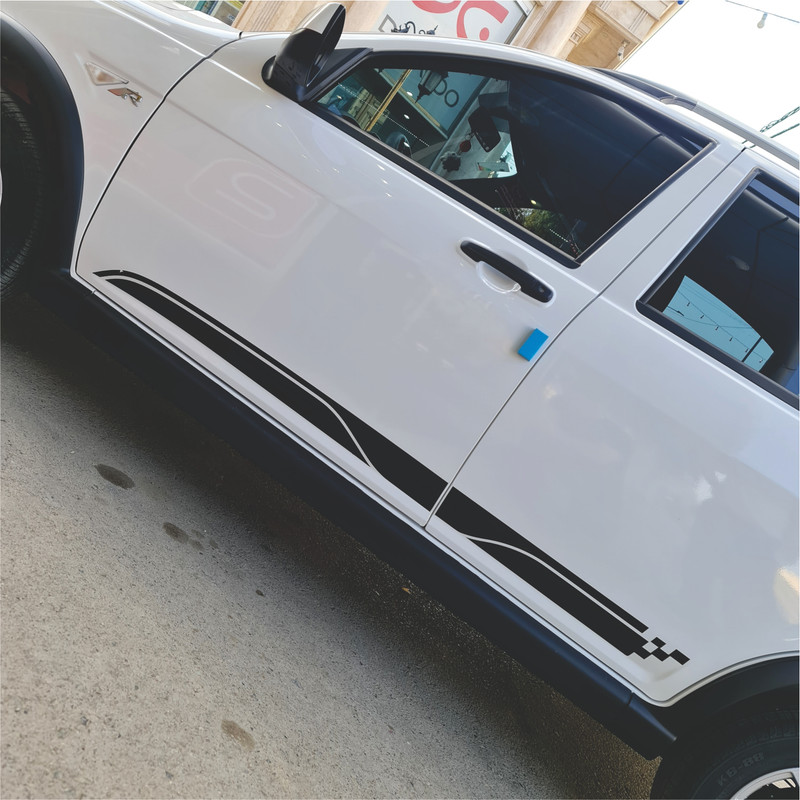 برچسب بدنه خودرو روبینزو طرح کوئیک معمولی مدل 2023 مجموعه 4 عددی