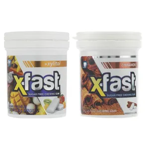 آدامس بدون شکر با طعم استوایی  و دارچین ایکس فست - 100گرم بسته دو عددی