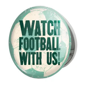 آینه جیبی خندالو طرح فوتبال Football مدل تاشو کد 25964 