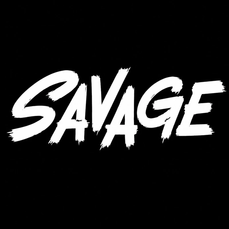 برچسب بدنه خودرو سولگی طرح Savage سفید کد M152