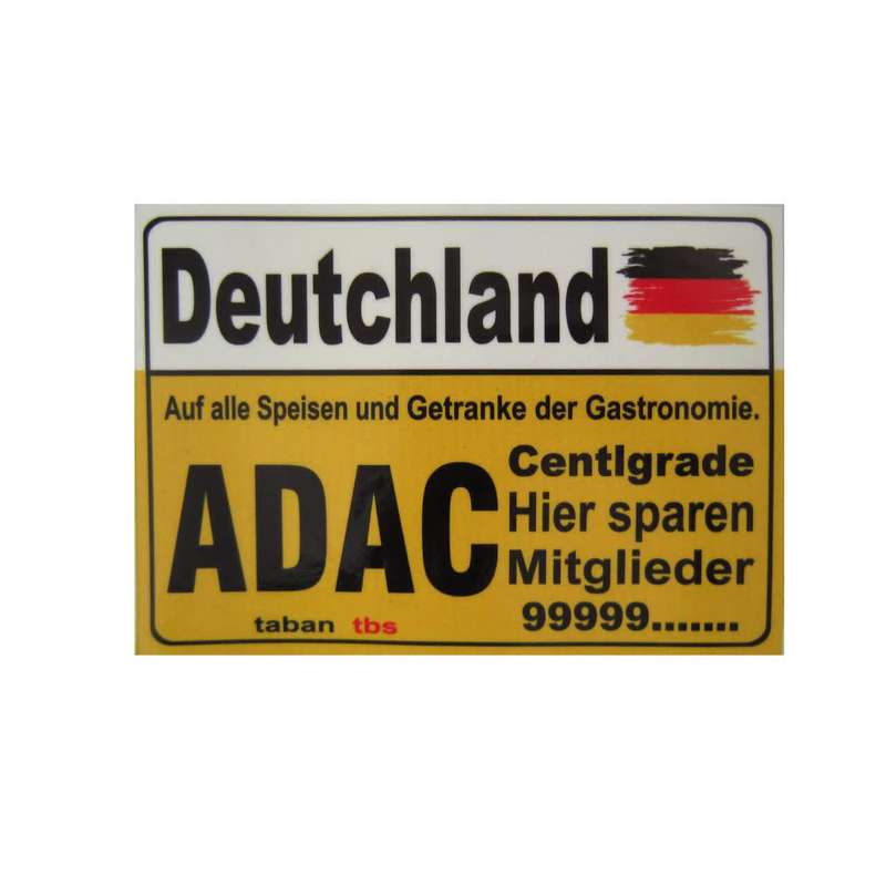  برچسب خودرو مدل Deutchland کد 101