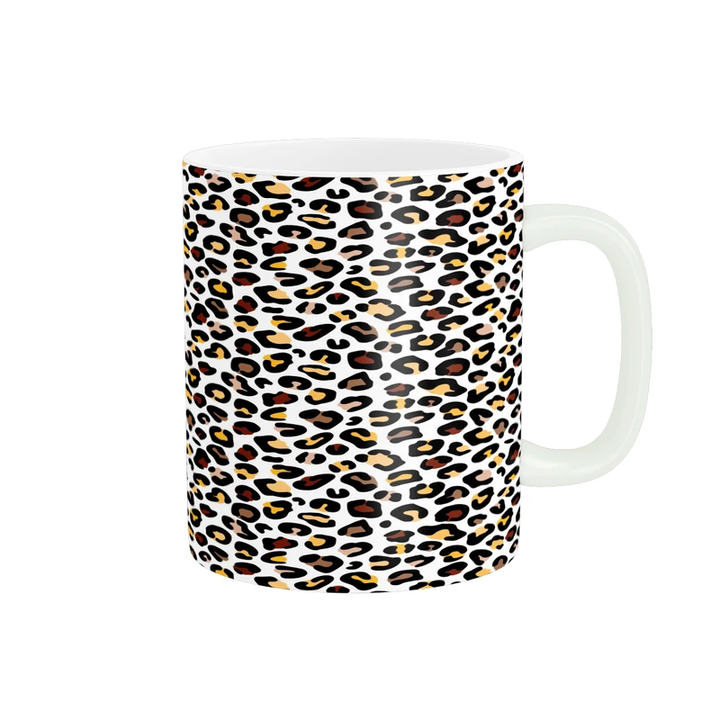  ماگ پادآفرین مدل فانتزی طرح پلنگی کد p9661