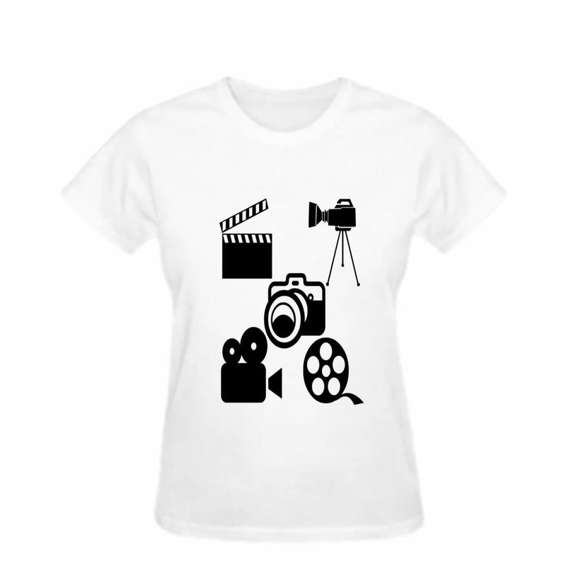 تی شرت آستین کوتاه زنانه مدل چاپی کد 010