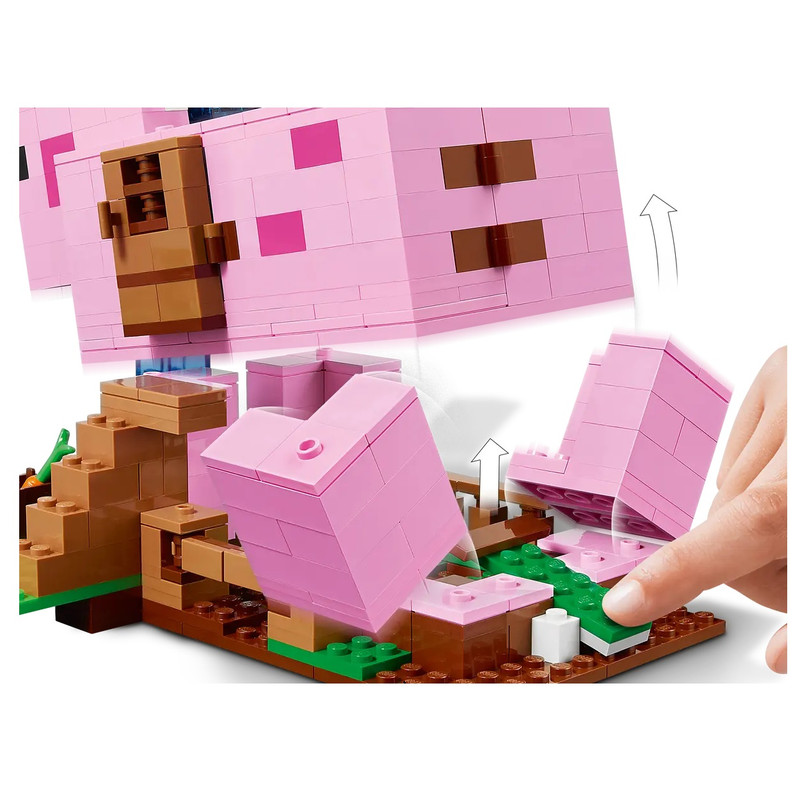 ساختنی مدل Minecraft طرح خانه خوک کد 23017