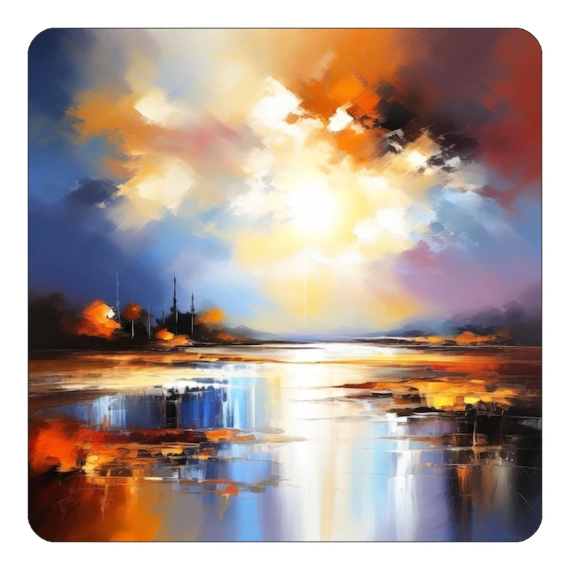 مگنت کاکتی طرح نقاشی رنگ روغن مدل mp69763