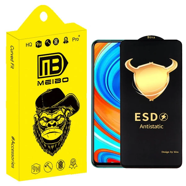 محافظ صفحه نمایش میبو مدل Biva Antistatic Touch مناسب برای گوشی موبایل شیائومی Redmi Note 9 Pro / Note 9 Pro Max