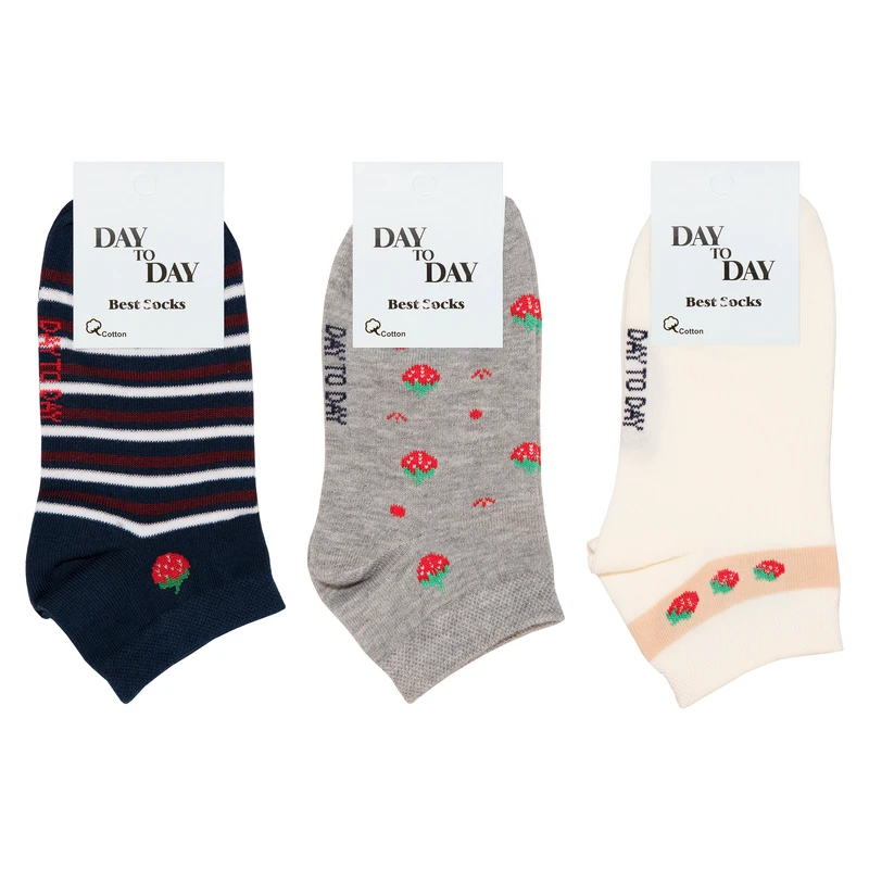 جوراب بچگانه دی تو دی مدل DT6-1 مجموعه 3 عددی