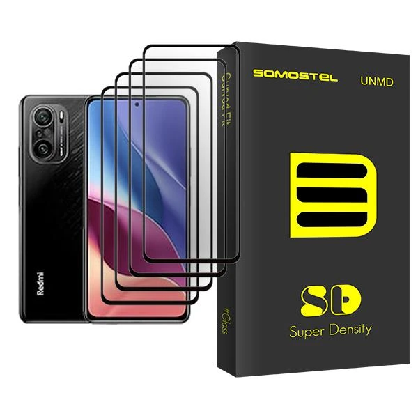 محافظ صفحه نمایش سوماستل مدل SD Glass MIX004 مناسب برای گوشی موبایل شیائومی Redmi K40 Pro plus بسته چهار عددی