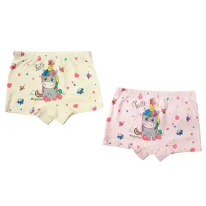 شورت دخترانه موپولو طرح اسب شاخ دار کد 1068 مجموعه 2 عددی