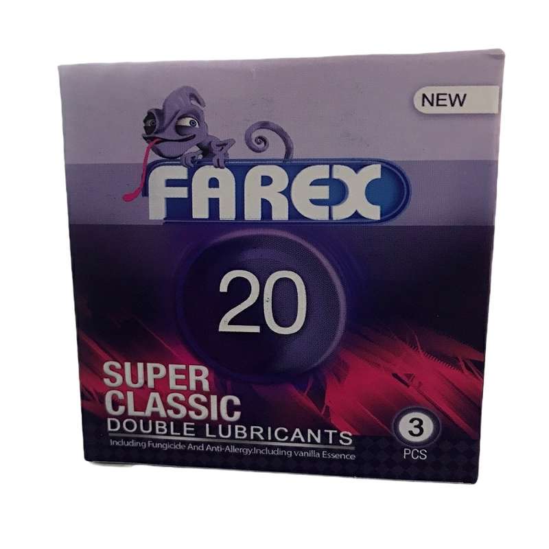 کاندوم فارکس مدل Super Classic 20 بسته 3 عددی کاندوم فارکس مدل Super Classic 20 بسته 3 عددی