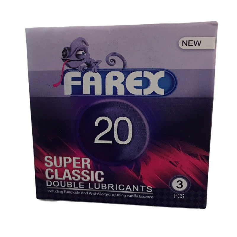 کاندوم فارکس مدل Super Classic 20 بسته 3 عددی کاندوم فارکس مدل Super Classic 20 بسته 3 عددی