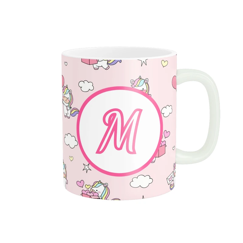 ماگ پاد آفرین مدل اسم شخصی فانتزی طرح اول اسم حرف M کد p11262
