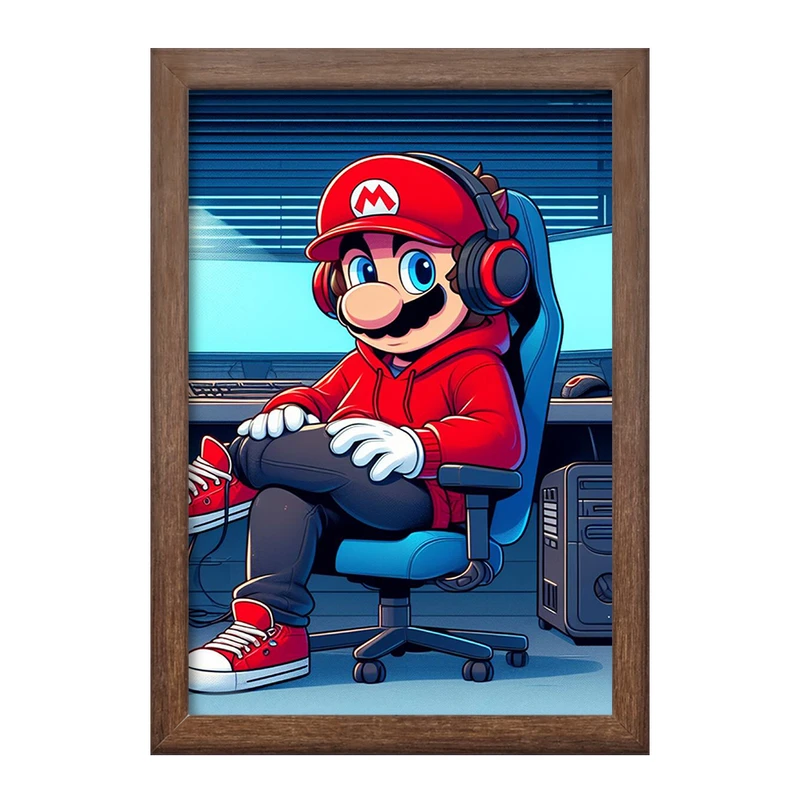 تابلو خندالو طرح سوپرماریو (Super Mario) کد F962