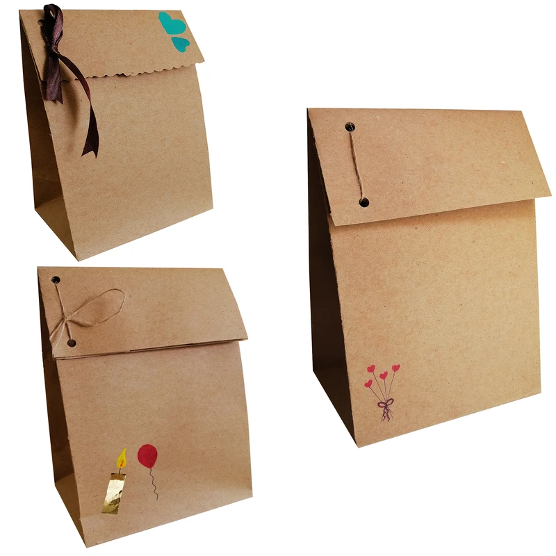 پاکت هدیه مدل تاشو A49 مجموعه 3 عددی