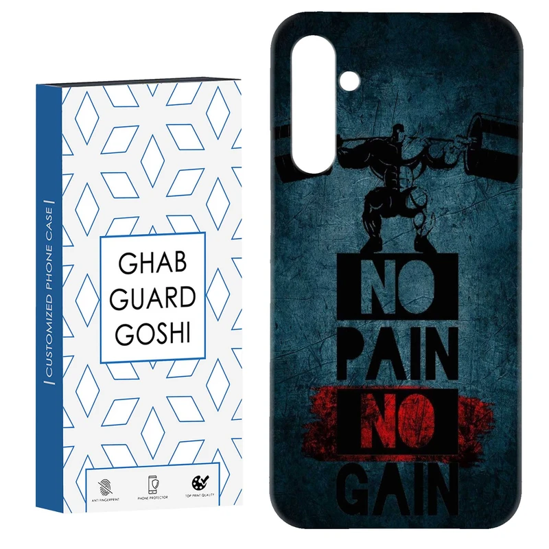 کاور قاب گارد گوشی طرح NO PAIN NO GAIN کد Dimo-109 مناسب برای گوشی موبایل سامسونگ Galaxy S23 Fe