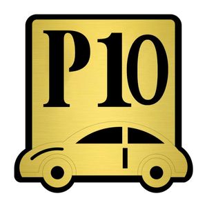 تابلو نشانگر کازیوه طرح پارکینگ شماره 10 کد P-BG 10
